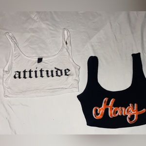 3/$15  - NWOT Ultra crop tops 2pk